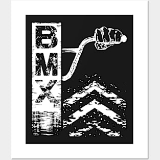 Bmx Bars Abstract Graphic Gift for Bmx Riders Posters and Art